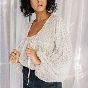 Daughters of India Blouse - Rashmi Blouse ~ Cinnamon - XS-S (BRAND NEW)